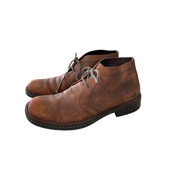 Born Harrison Boots Size 9 Lace Up Brown Leather Chukka Boots Casual Workwear main image 8